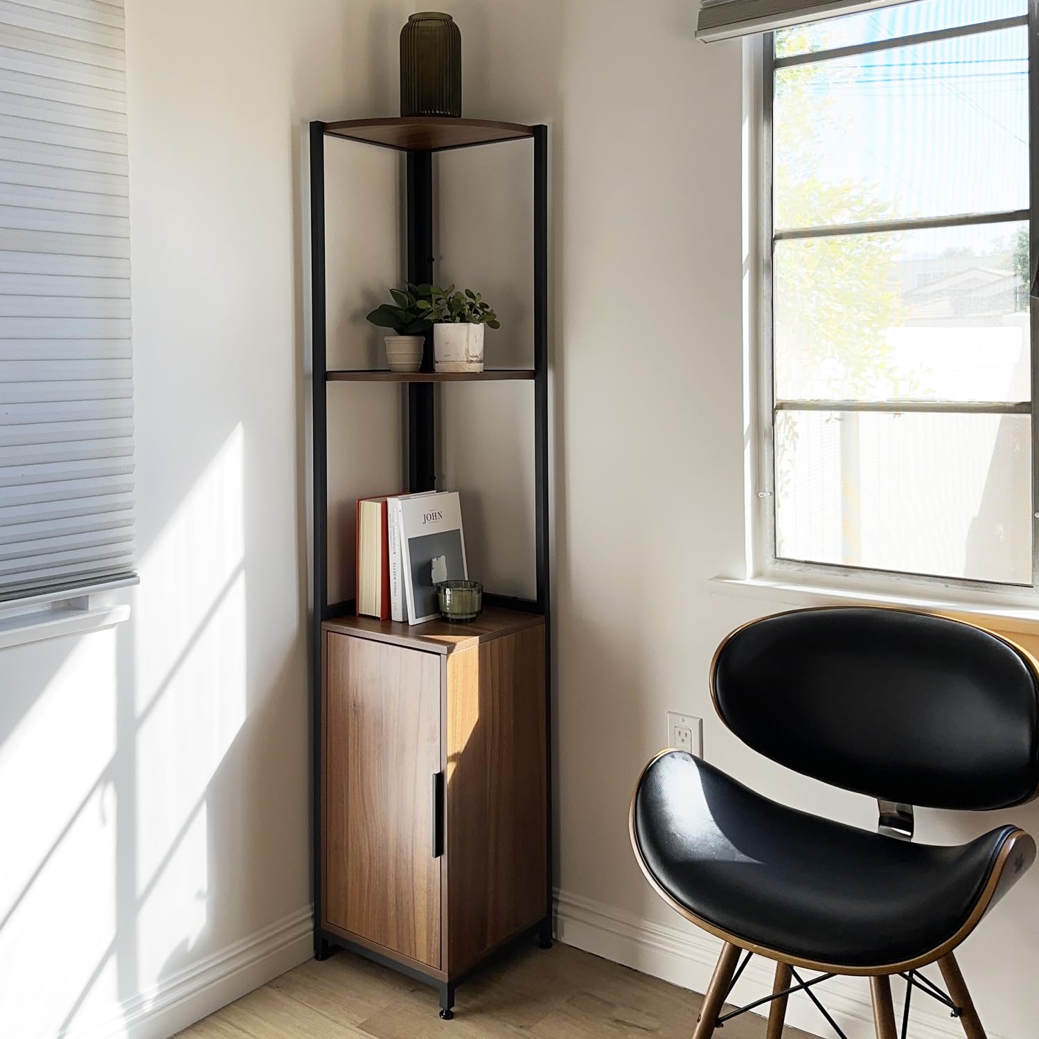 Mitus Corner Shelf Tower