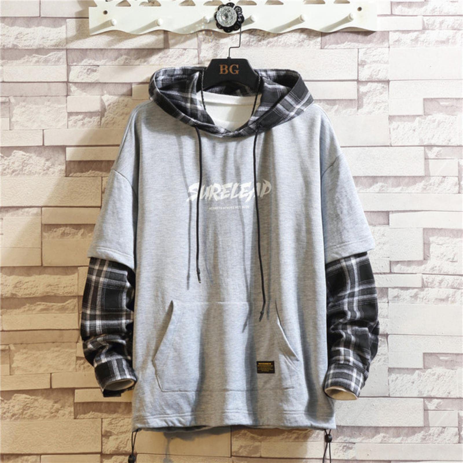 oneforus Heren 3D digitale print hoodie mode retro straat sport hoodie sweatshirt, 6e, 3XL
