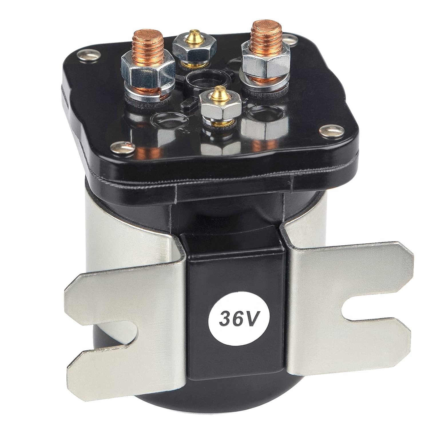 36V 4 Terminal Solenoid Compatible with E-Z-GO Club Car DS Columbia Yamaha Electric Replacement for 20468G1