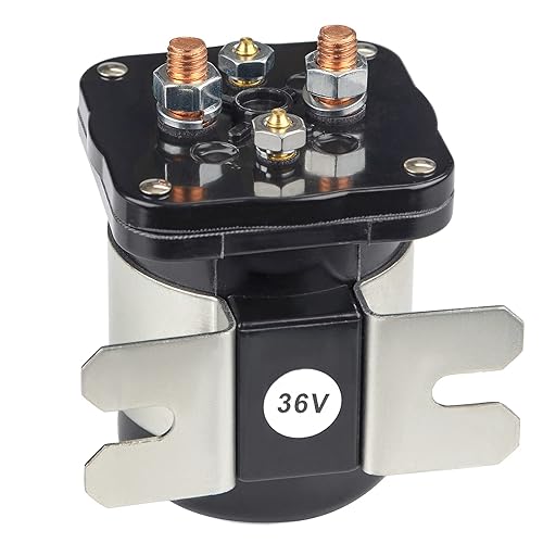 Solenoide de 36V 4 terminales compatible con E-Z-GO Club Car DS Columbia Yamaha Electric Reemplazo para 20468G1