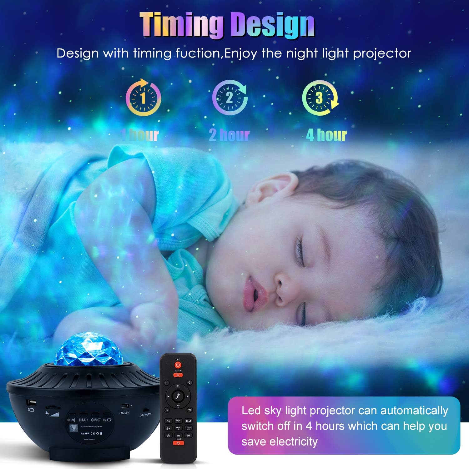 Galaxy Projector Star Projector Galaxy Globe Projector Night Light for Bedroom Decor with 10 Colors Remote Control Bluetooth Music Speaker 360 Galaxy Projector Galaxy Projector Gift for Kids Adult