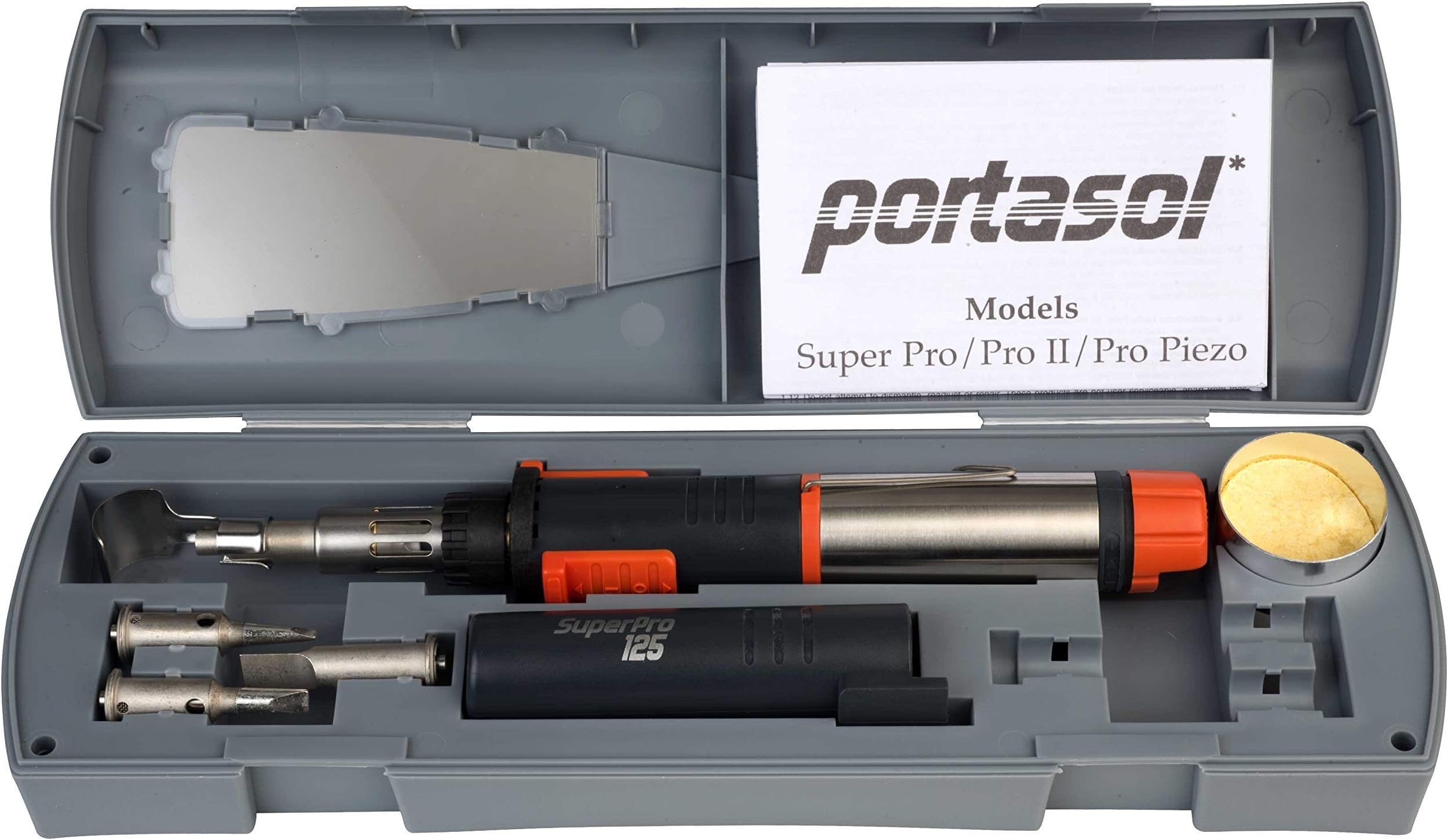 Portasol 010589330 Super Pro 125-Watt Heat Tool Kit with 7 Tips