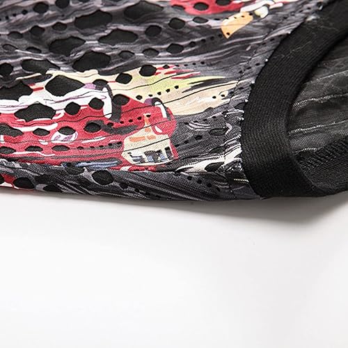 Vista 7 de Men's Novelty T-Shirts Patchwork Short Sleeve Pullover Lightweight Slim Fit Funny Hoodies Tops Color Block Blouse