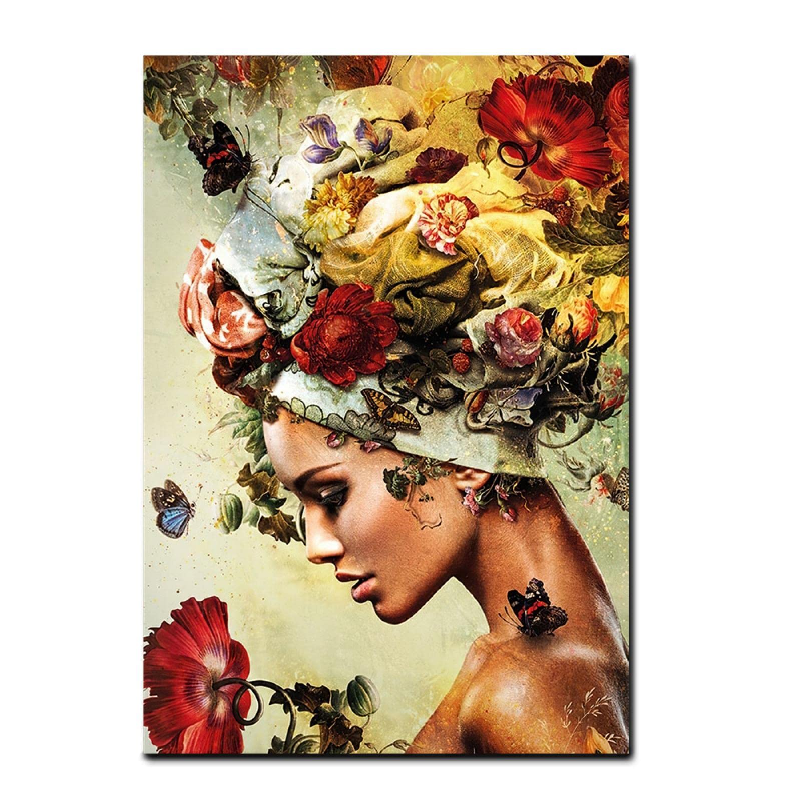 ragazza magica con testa di fungo. allucinazioni psichedeliche. Arte del tatuaggio hippie anni '70. 9853843 Arte vettoriale a Vecteezy