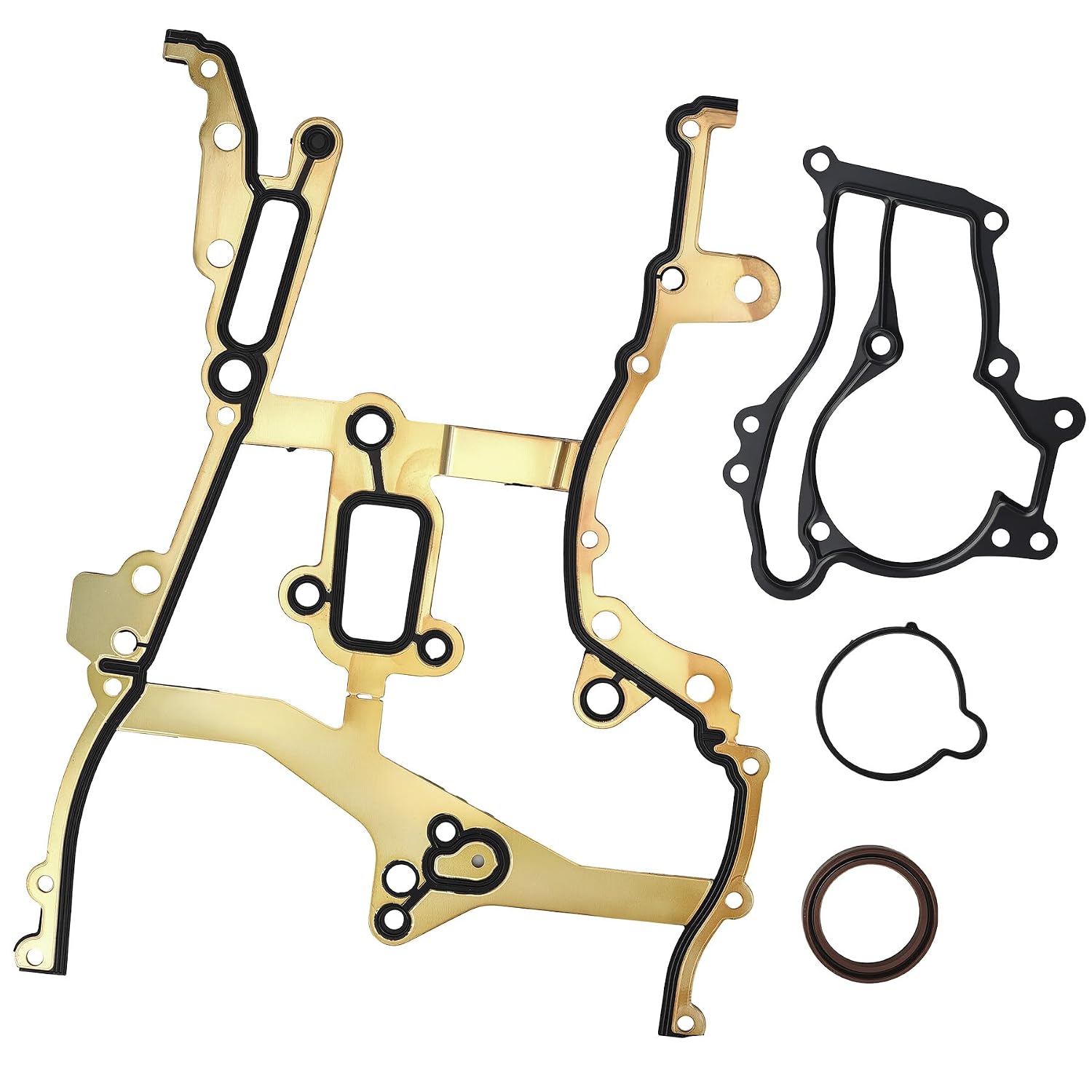 TCS46156 Engine Crankshaft Seal Kit Timing Cover Gasket Compatible with Buick Encore Chevrolet Trax 2013-2021 Cruze 2011-2015 Sonic 2012-2020 Cruze Limited 2016 Reliable Sealing