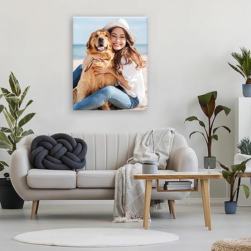 Miniatura 2 de Jumaple Impresiones en lienzo personalizadas con tus fotos, imagen personalizada a lienzo, regalos personalizados para mamá, papá, amigos,