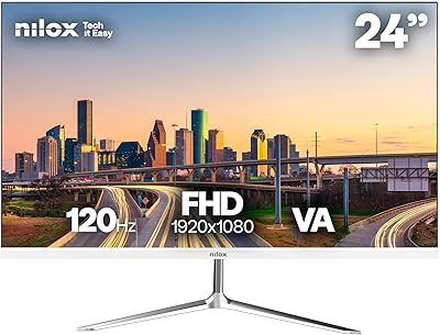 Nilox NXM24FHD1201W: Monitor Gaming 24″ 240Hz con Tecnologia VA