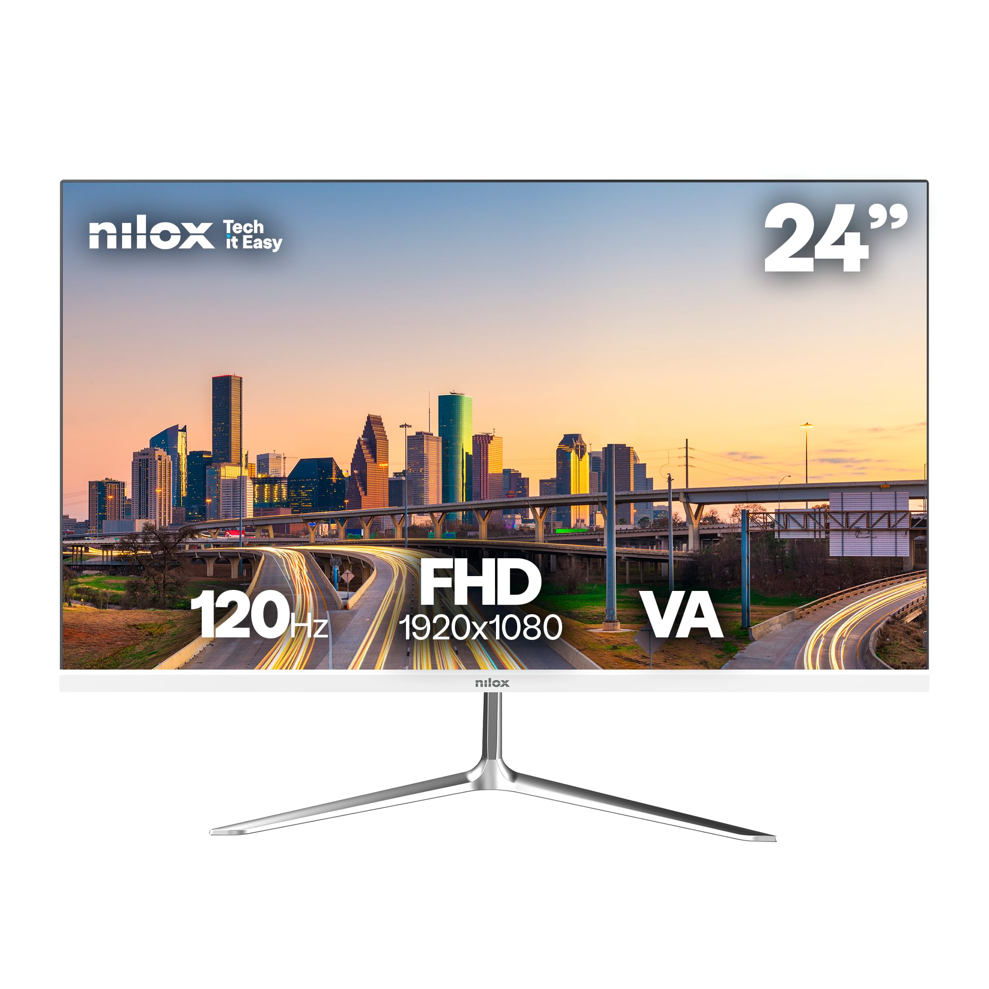 Nilox NXM24FHD1201W 23.8" LED VA FullHD 120Hz WHITE