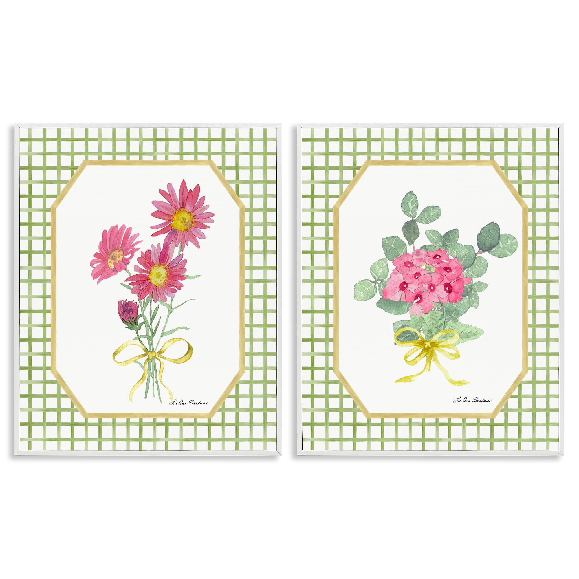 Lot de 2 giclées Cottage Botanical pour décorer un salon nature