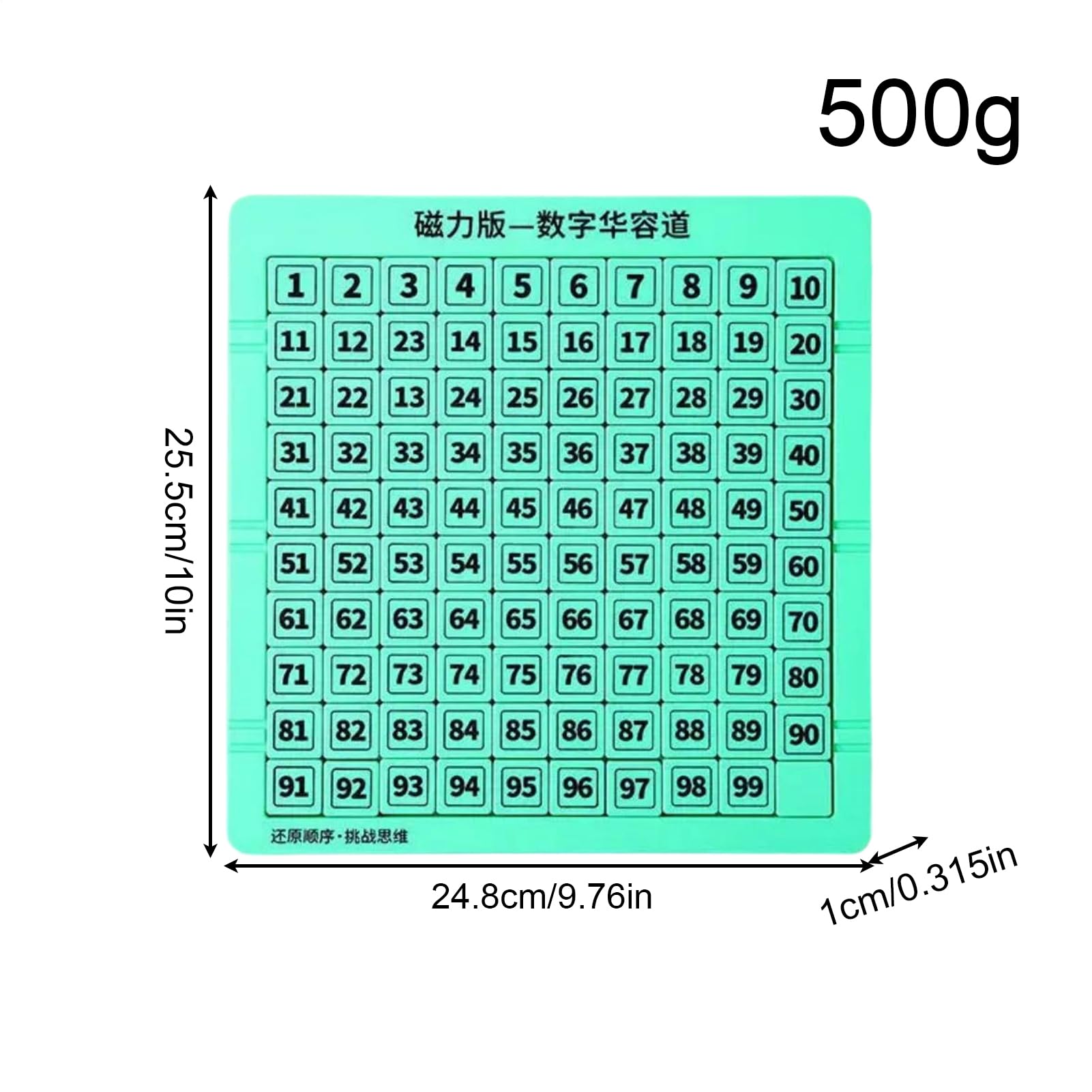 Tabla de Números 1-99 - Tabla de Cientos Magnético, Deslizante, Juego De Matemáticas Temprano | Tabla De Puzzle De Números Magnéticos para Aprendizaje Adolescentes