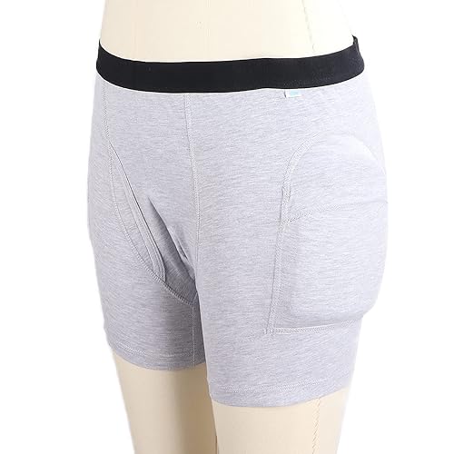 Brrnoo Pantalones protectores de cadera, soporte de cadera para personas mayores, prevención de lesiones por caídas en ropa interior para hombres y