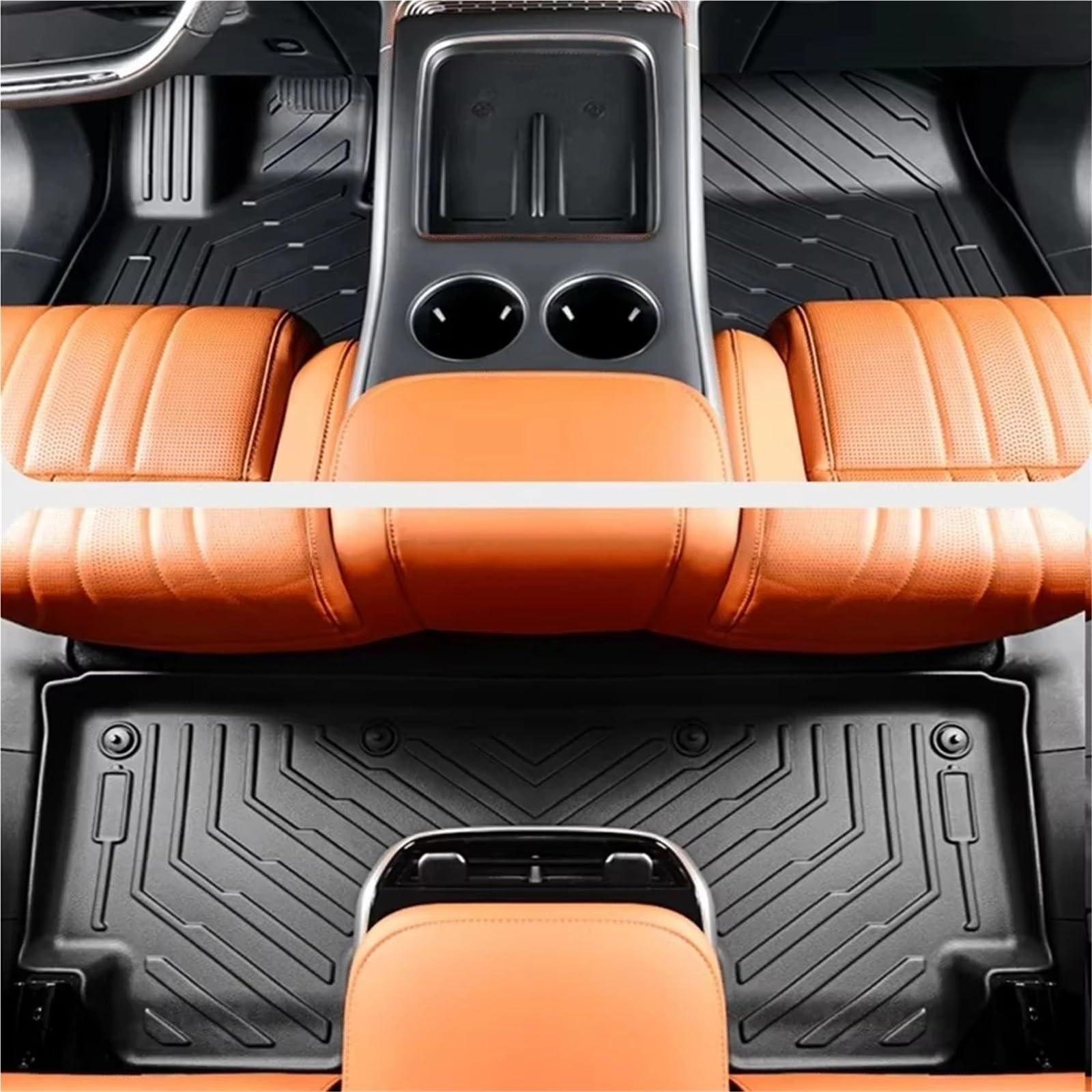 Alfombrillas para CHANGAN para DEEPAL S05 2025 2026 TPE Alfombrillas Suelo Revestimiento Carga Revestimientos Todo Tipo Clima Alfombrilla Maletero Respaldo Bota Esterillas(3PCS Floor Mats)