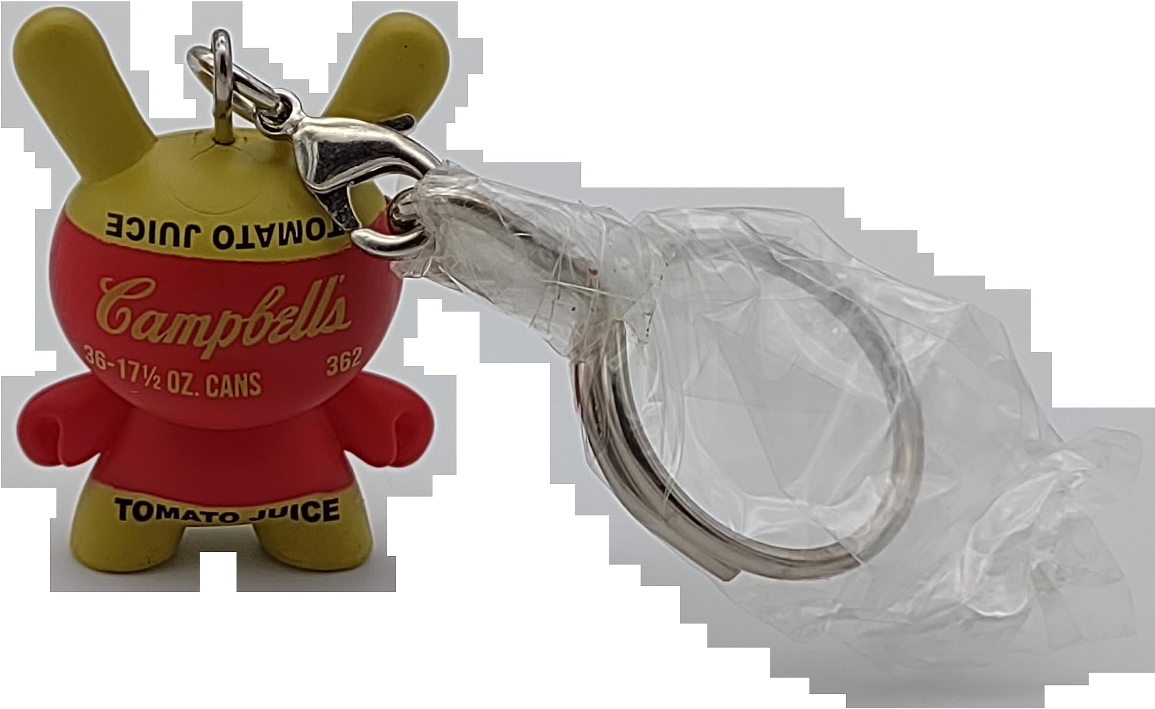 Andy Warhol Dunny Campbell's Box 1.5" Vinyl Keychain