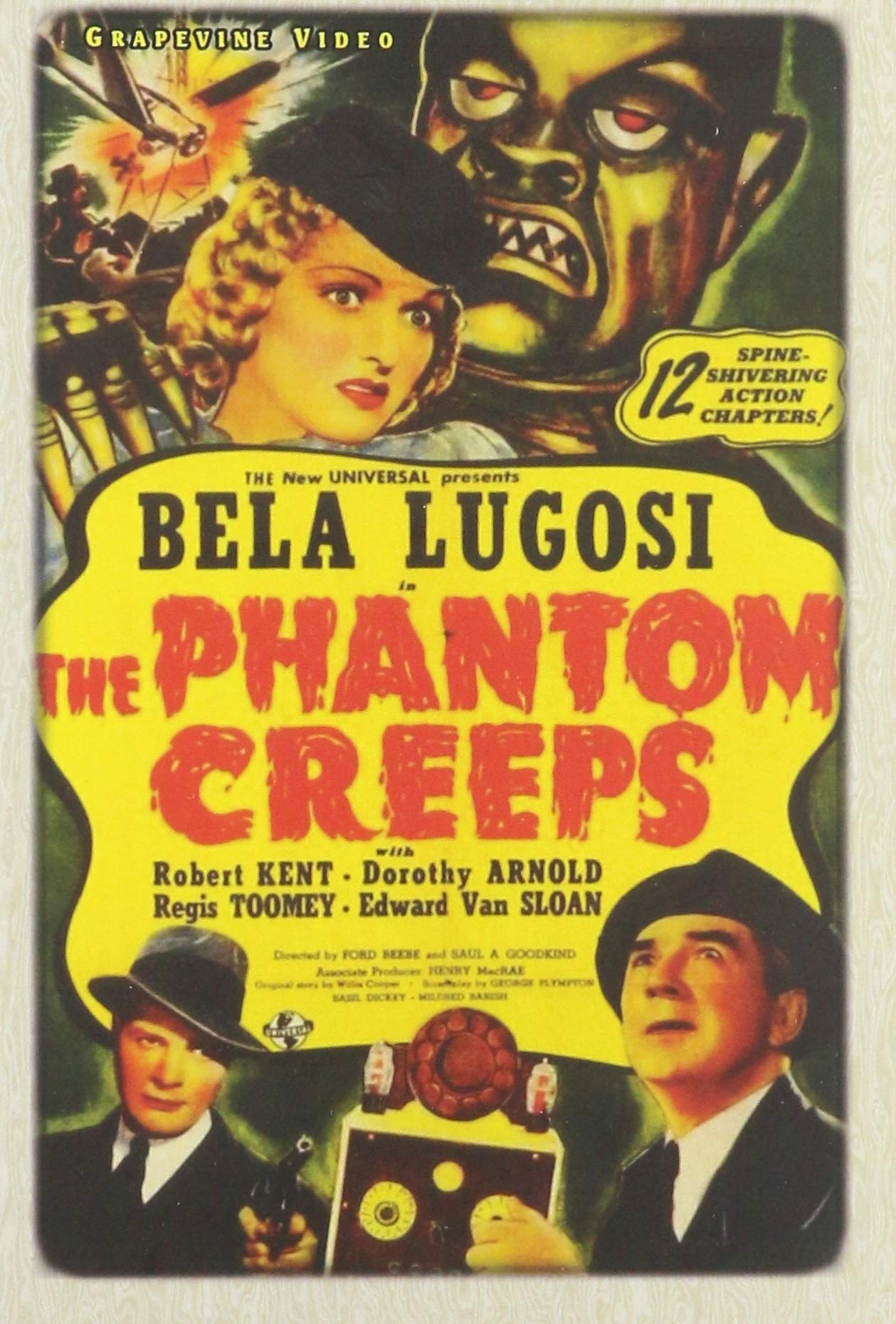 Phantom Creeps DVD soluciona tu búsqueda de cine de culto americano original