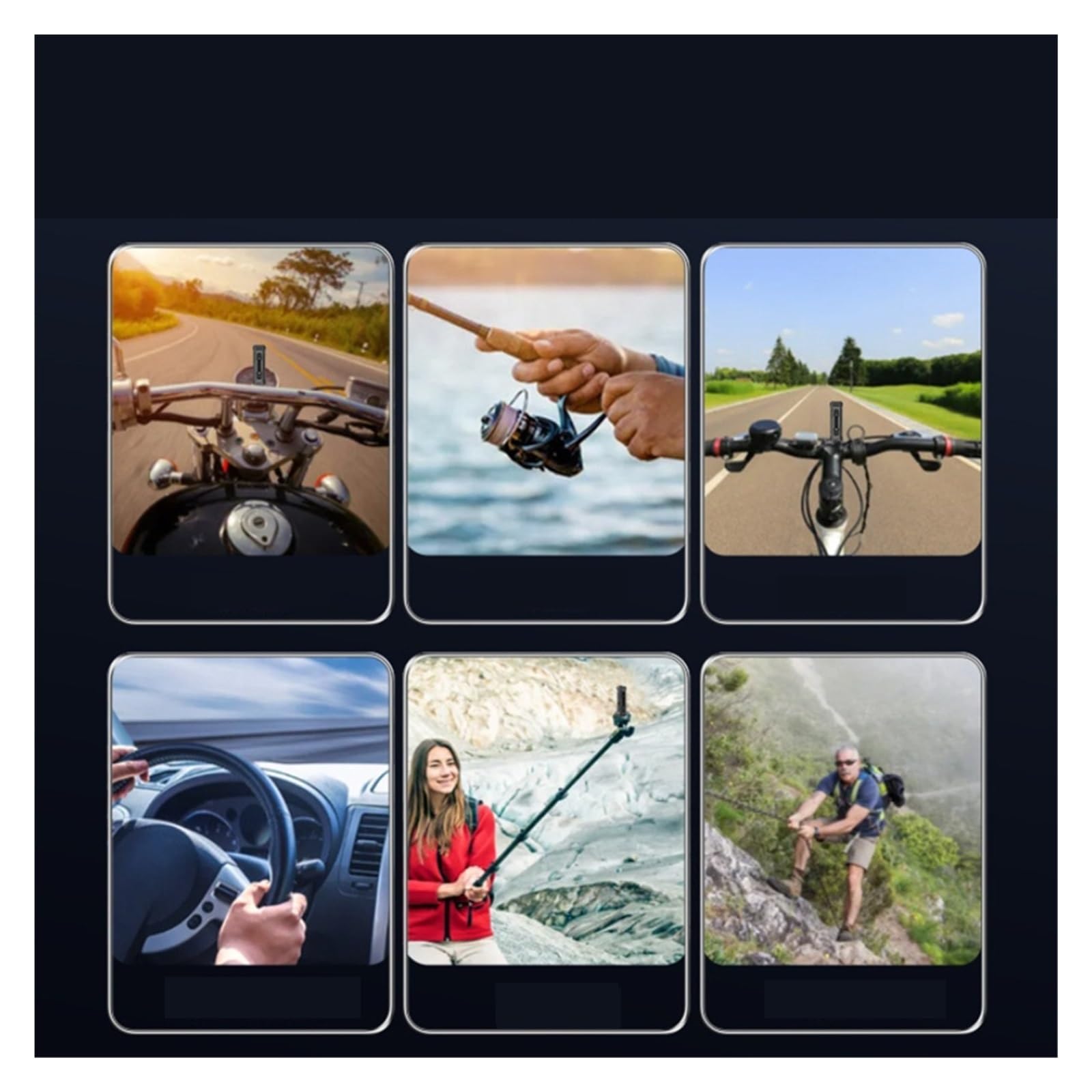 Moto Cam enregistreur de conduite enregistreur vidéo Vision nocturne caméra vidéo numérique