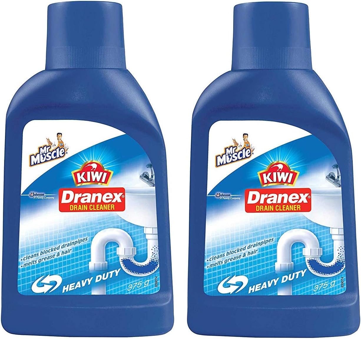 Mr Muscle Mr. Muscle Kiwi Dranex Drain Cleaner 375 g (Pack of 2)