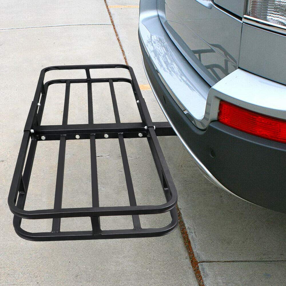 Buy ZENY Hitch Mount Cargo Carrier Universal 53" Compact Luggage Rack