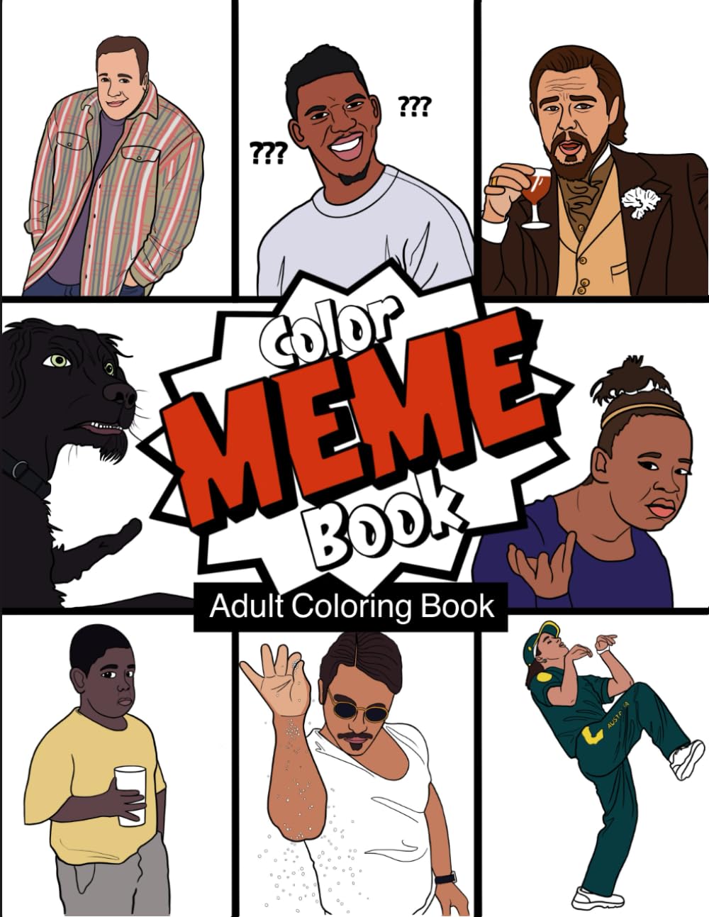 Color Meme Book: Adult Coloring Book