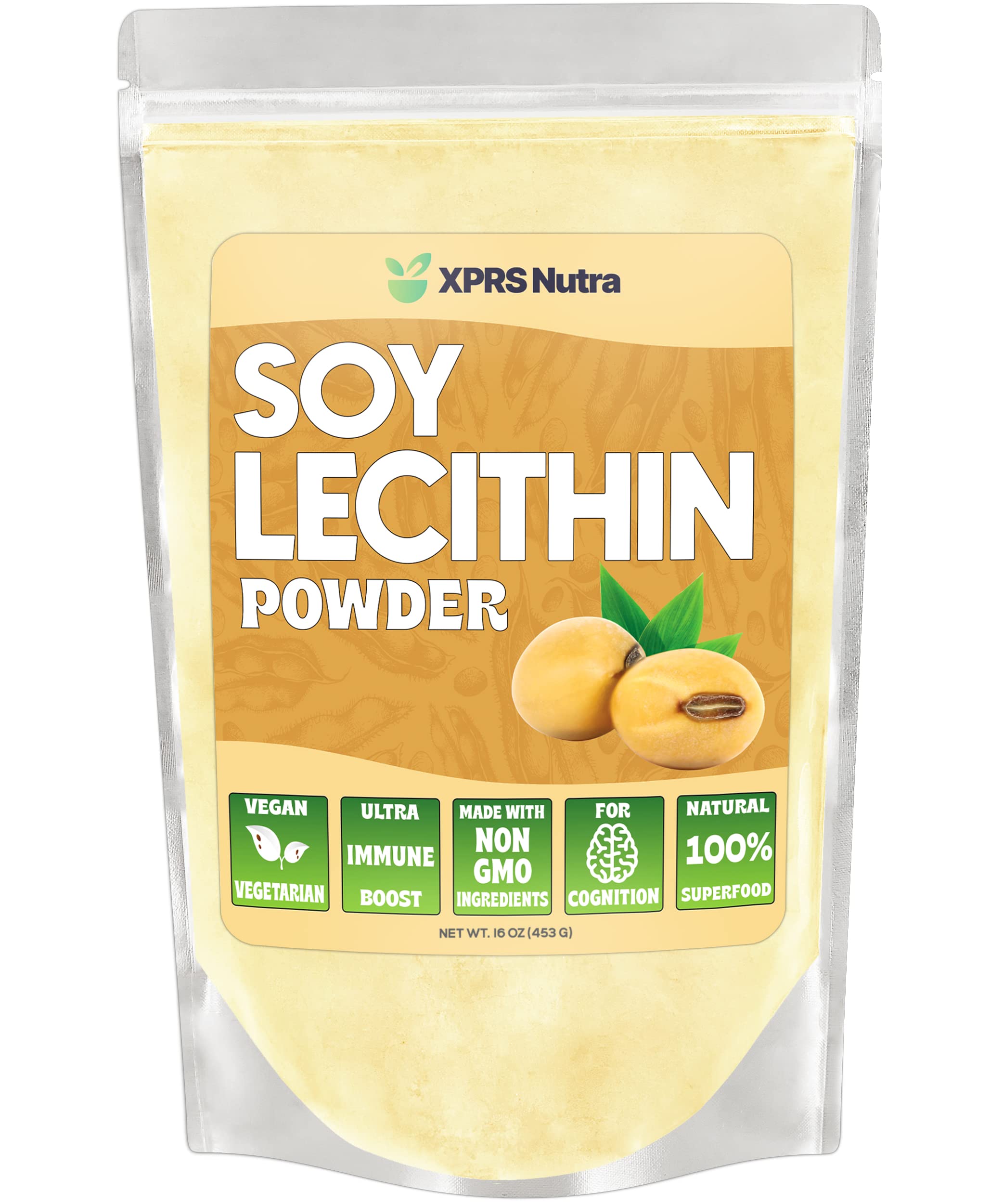 XPRS Nutra Soy Lecithin Powder 16 Ounce