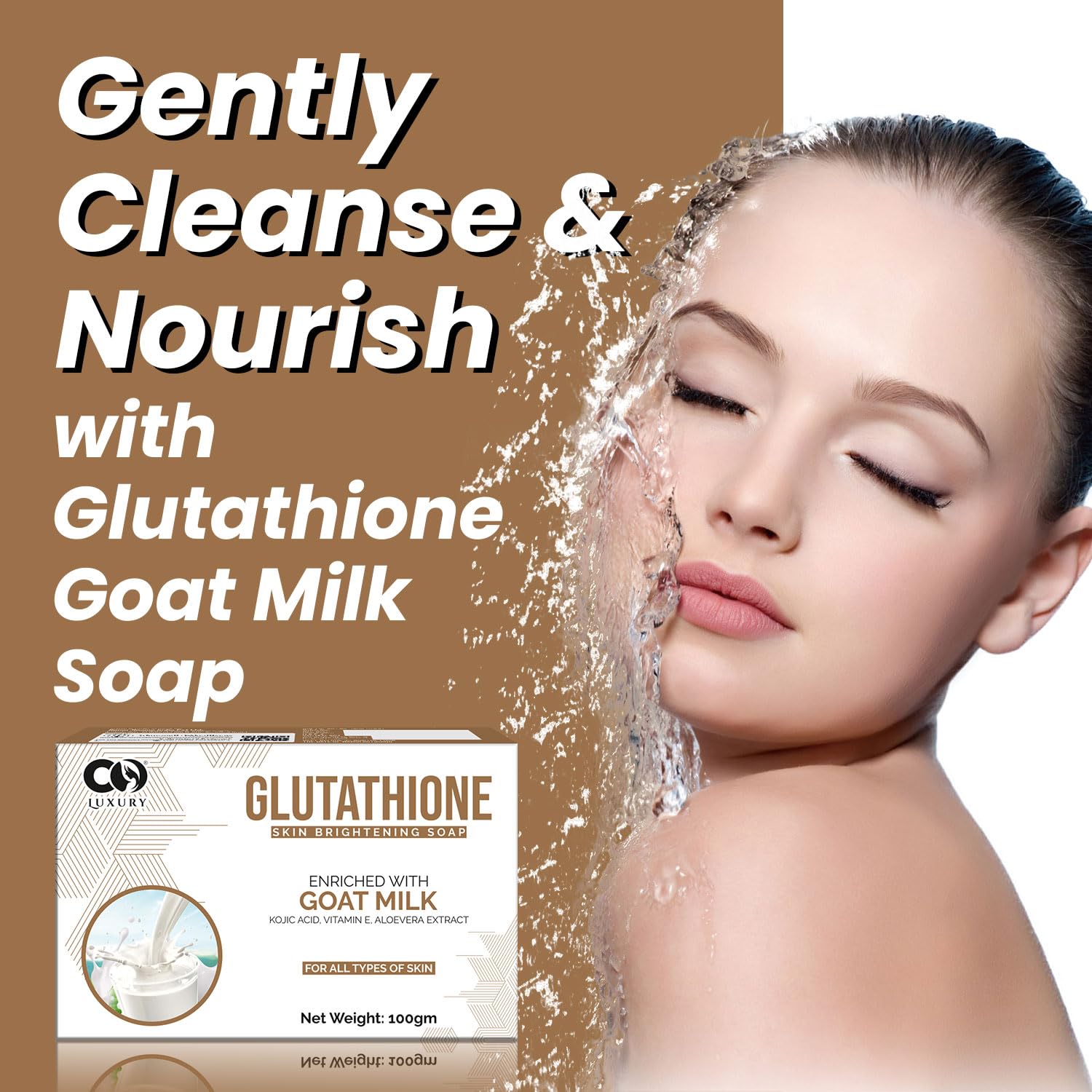 Luxury Goat Milk Glutathione And Kojic Acid Soap Reduce Dark | Desertcart  Brunei