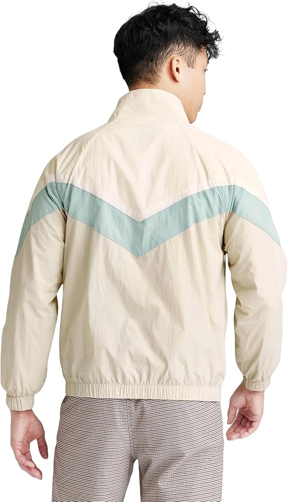 Original Use Men's Retro Track Windbreaker Jacket - (Cream