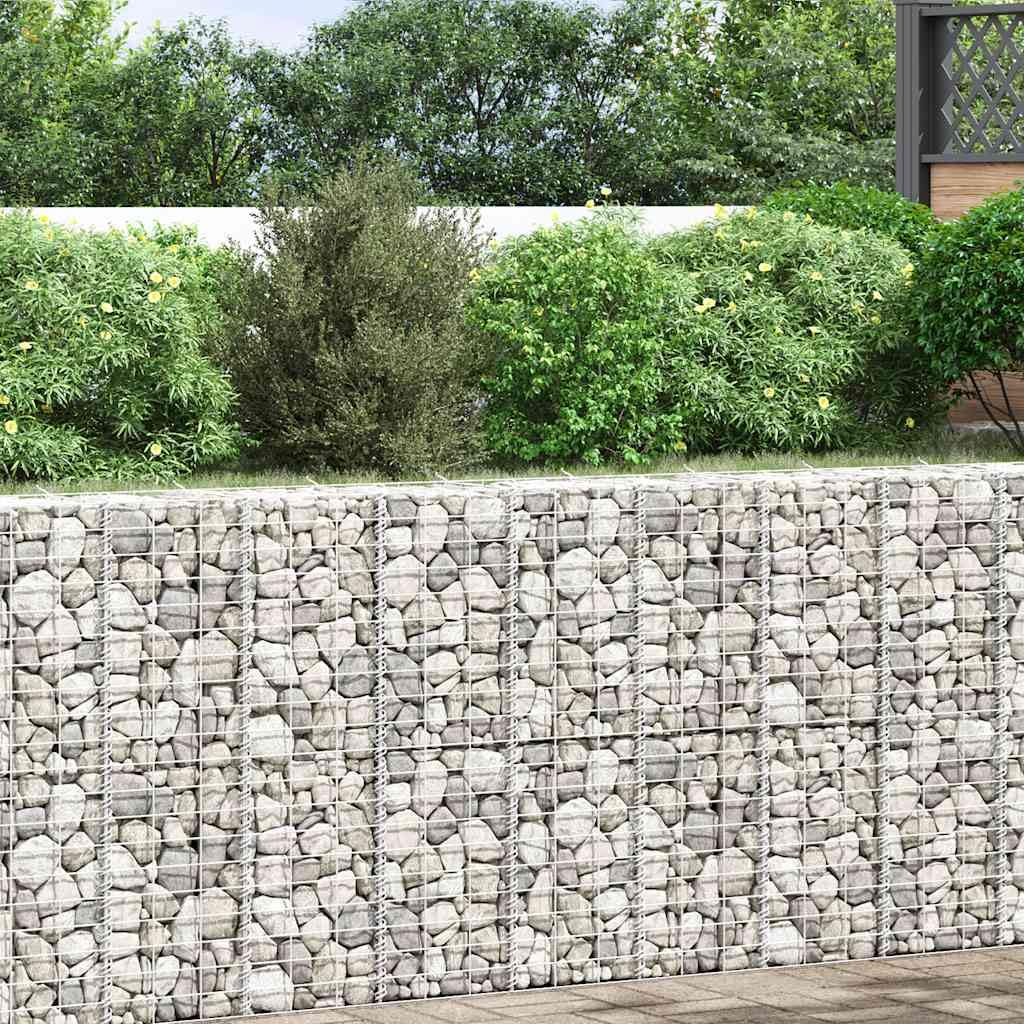Gabionen-Hochbeete 3 STK. 30x30x100 cm Eisen, Steinkorb Hochbeet für Garten Terrassen Mauer, Robustes Drahtgeflecht 3,5 mm, witterungsbeständig und langlebig