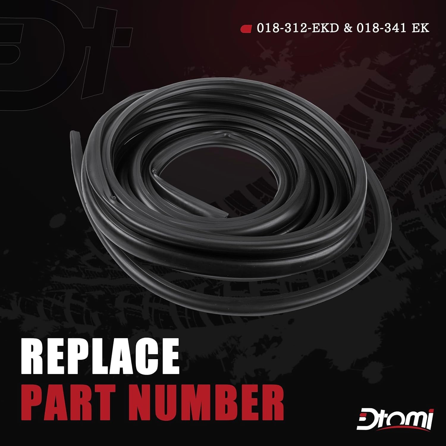 RV Slide Out Seal Base, D-Seal Wiper Weather Stripping Compatible with RV Camper, 1" x 15/16" x 35' & 1/2' x 2.75' x 35’Black Rubbers Replaces# 018-312-EKD, 018-341 EK