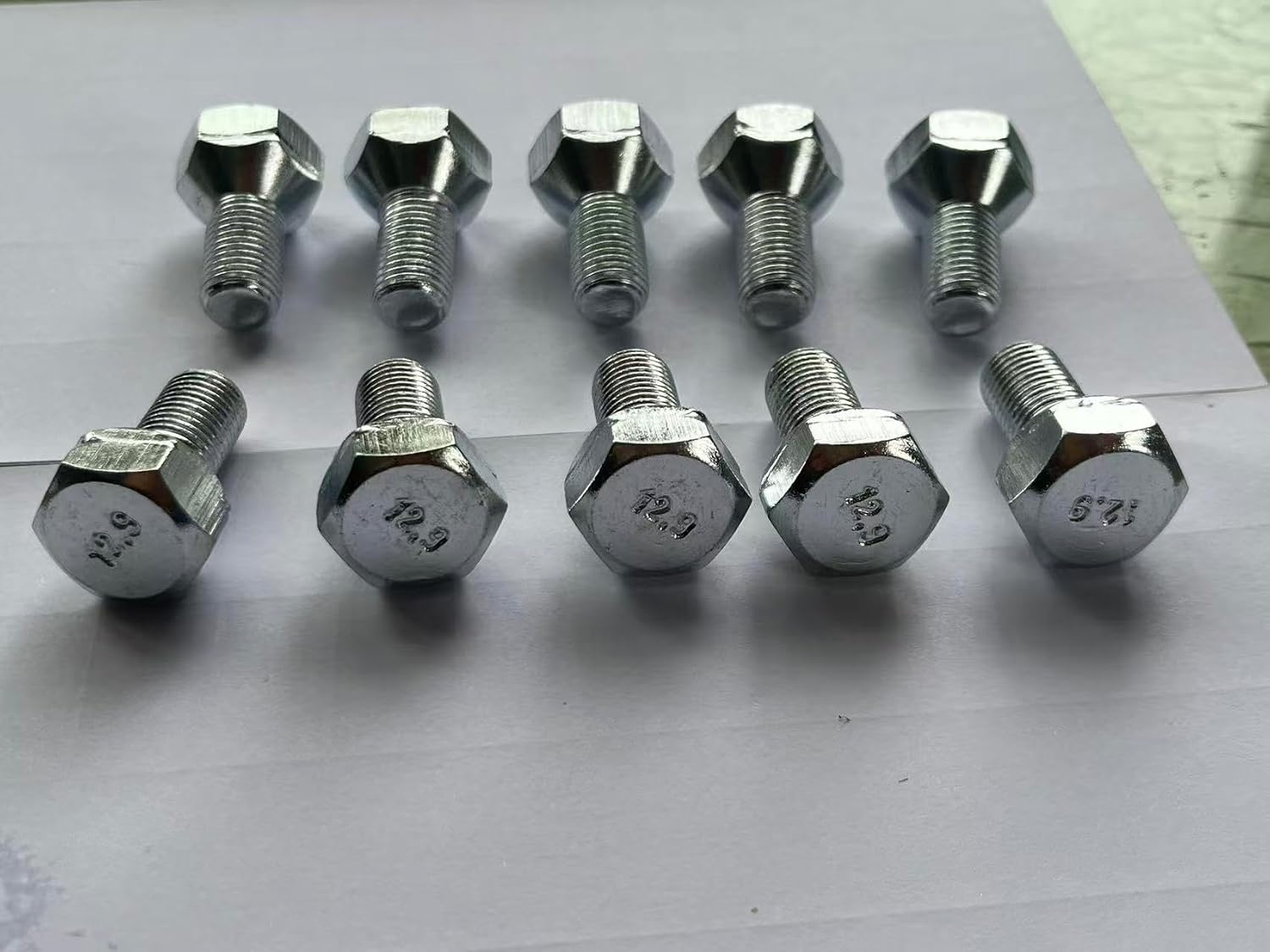 10pcs Wheel Lug Bolts K3211-17120 Replacement for Kubota RTV1100 RTV1140, RTV900 Front Rear & ZD1011, ZD221, ZG20F, ZG222, ZG222A, ZG227, ZG227A Mower Rear