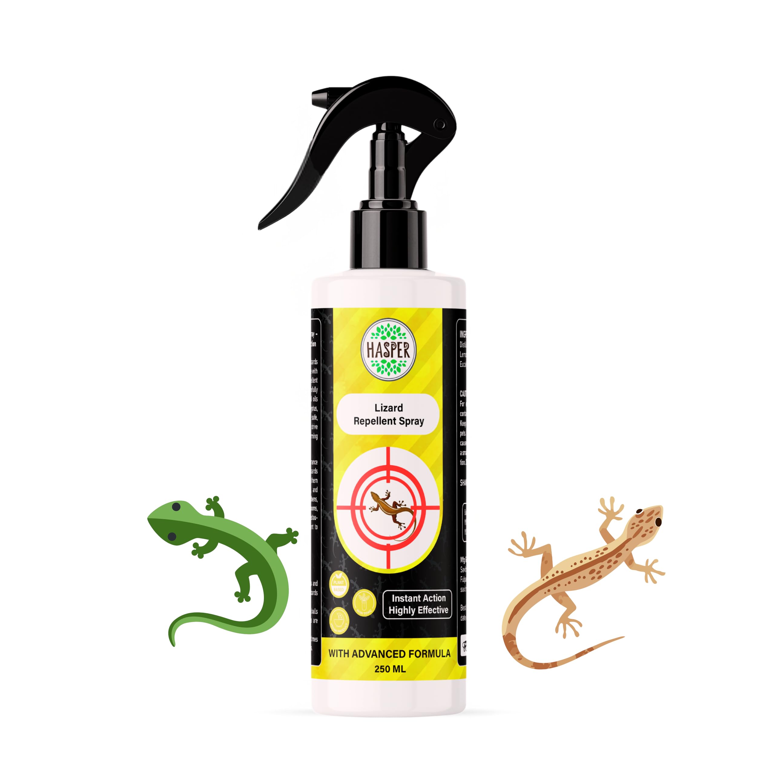 Hasper Lizard Repellent for Home Spray 250 ml | Chipkali Killer Catcher Repellant | Reptile Anti Pepper Lizards Repels Killing House Infestation | Kill Gecko Permanent Solution | Snake Repel Hit Keep Away Tablets Blocker Gel | Get Rid Peppermint Oil Hatao Spray with Lizban Removal, Lizi Control Gone, Chhipkali Ka Treatment Real Stopper Product Instant-image-42