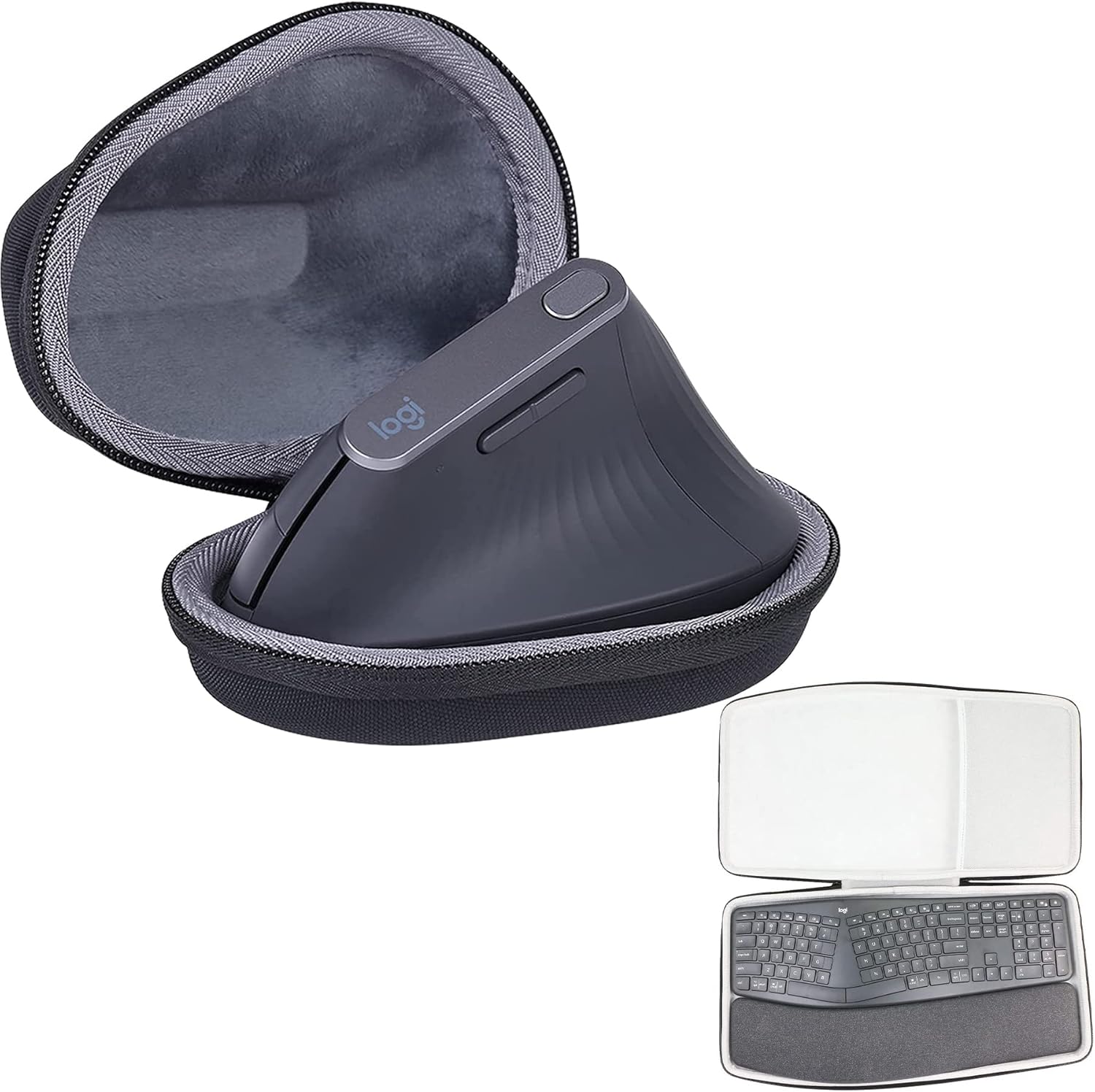 Hard case for Logitech MX Vertical Mouse + Ergo K860 Keyboard