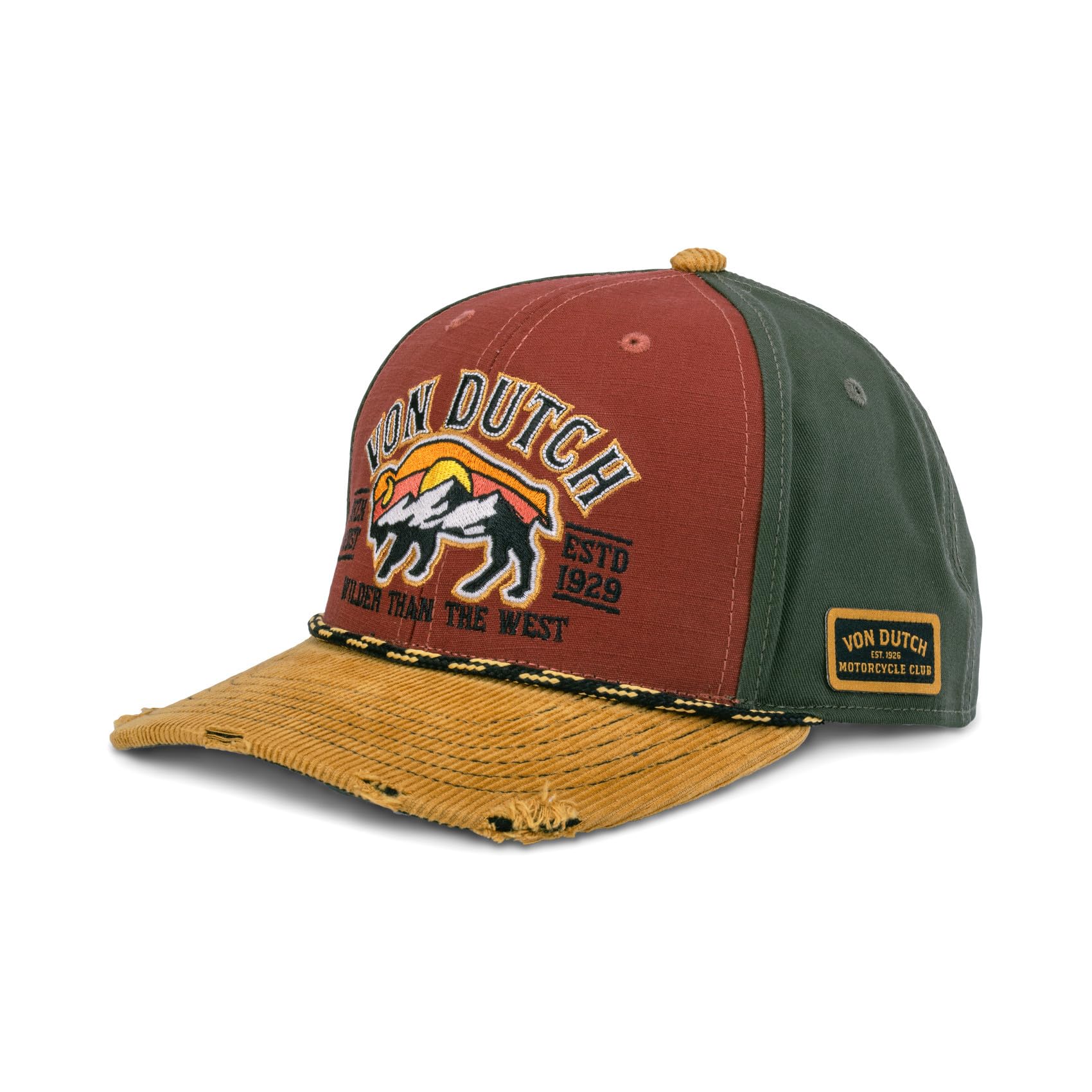 Von Dutch Czapka męska i damska S-Curved, Trucker regulowana