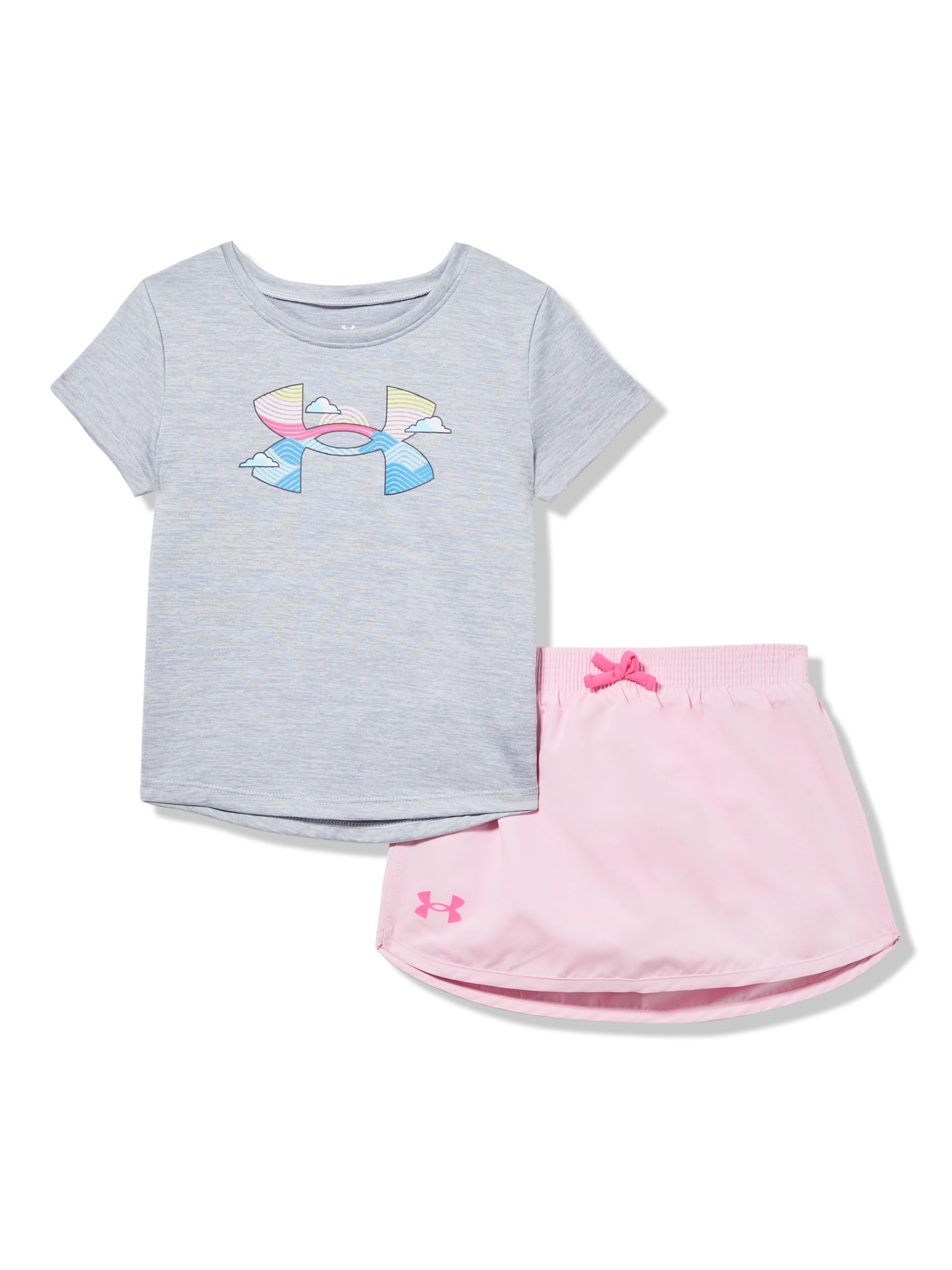 Under Armour UA Wave Logo Set Conjunto de Ropa para bebé, Gris Mod, 4 Jahre para Bebés