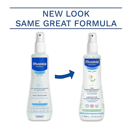 Miniatura 3 de Mustela Baby Hair Styler  Skin Freshener - with Natural Avocado  Chamomile Water - Vegan  Hypoallergenic - 676 fl oz