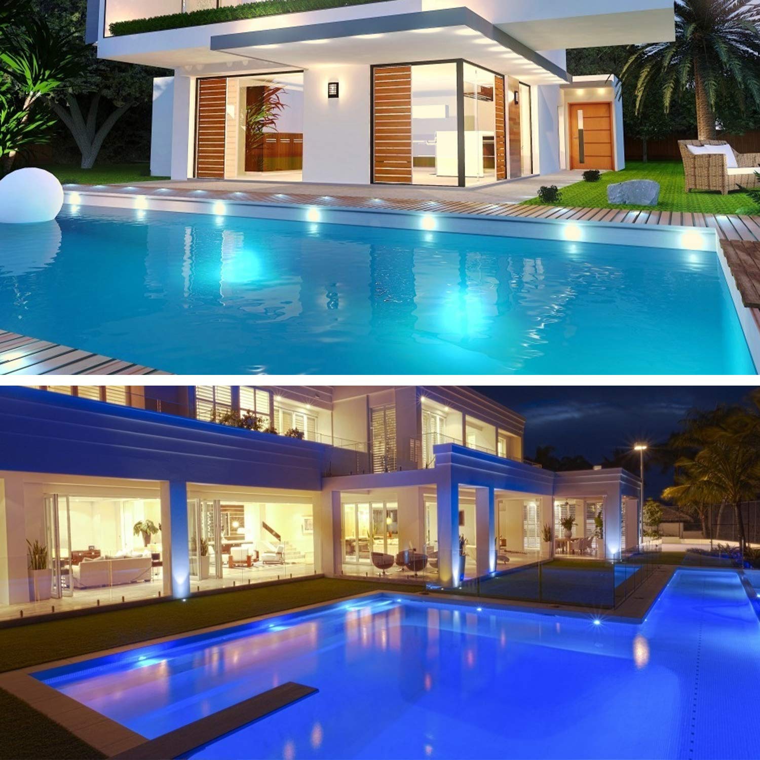 7W LED Landscape Well Lights Waygor 12 Pack Warm White LED Landscape