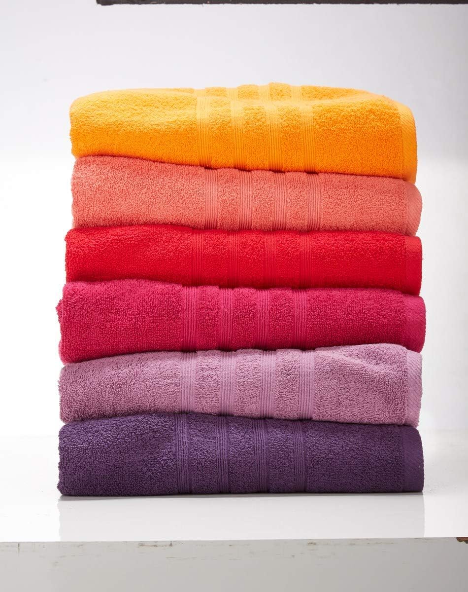 'Bath Towel, Cotton, Green, 130 x 70 cm, Love Apple, 130x70 cm - Image 5