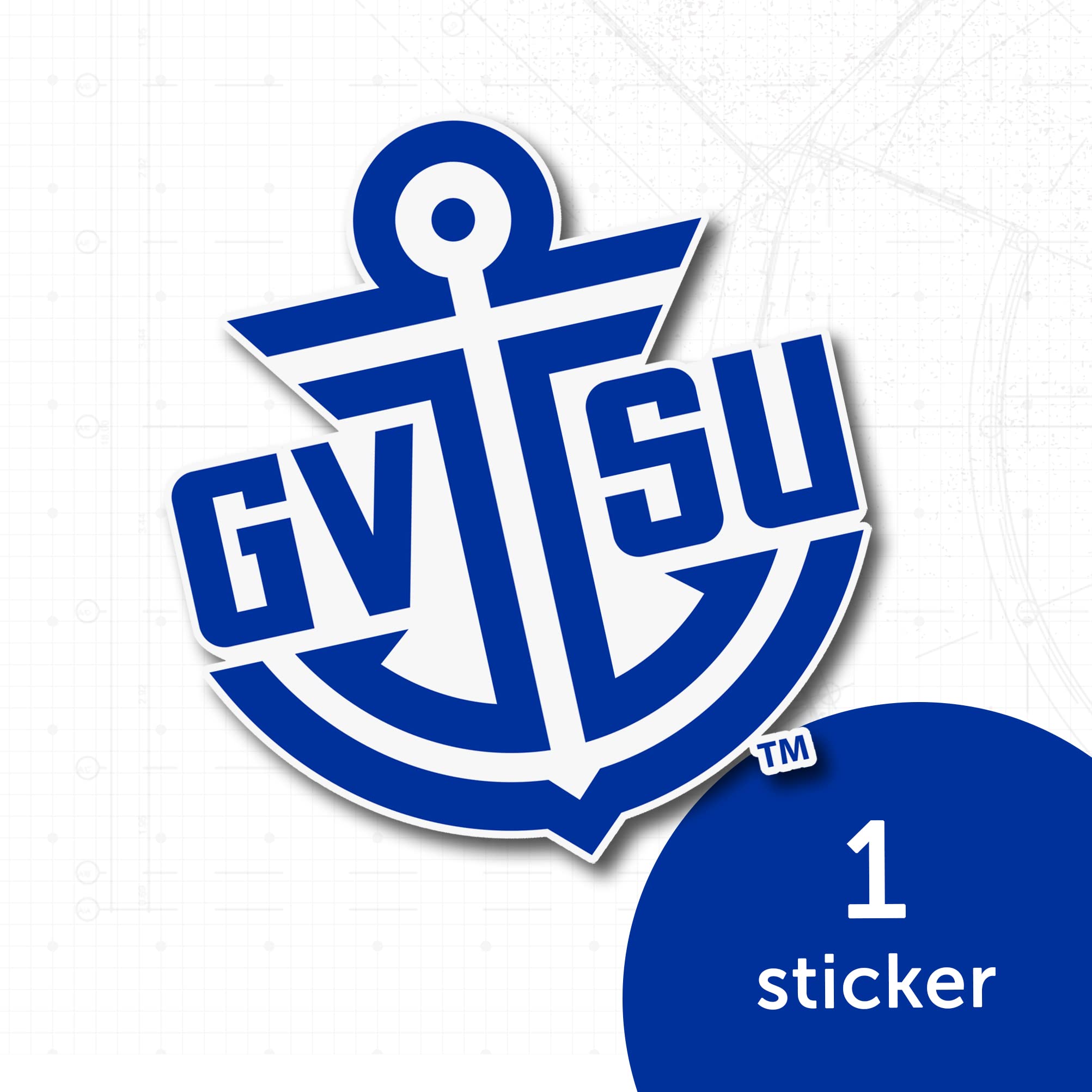 Grand Valley State University NCAA Vinyl Decal Sticker - For Laptop, Car, Water Bottle - View #6