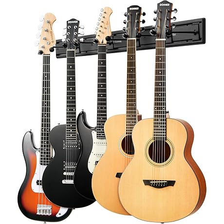Donner Guitar Wall Mount Hanger: The Perfect Storage Solution for Your Stringed Treasures