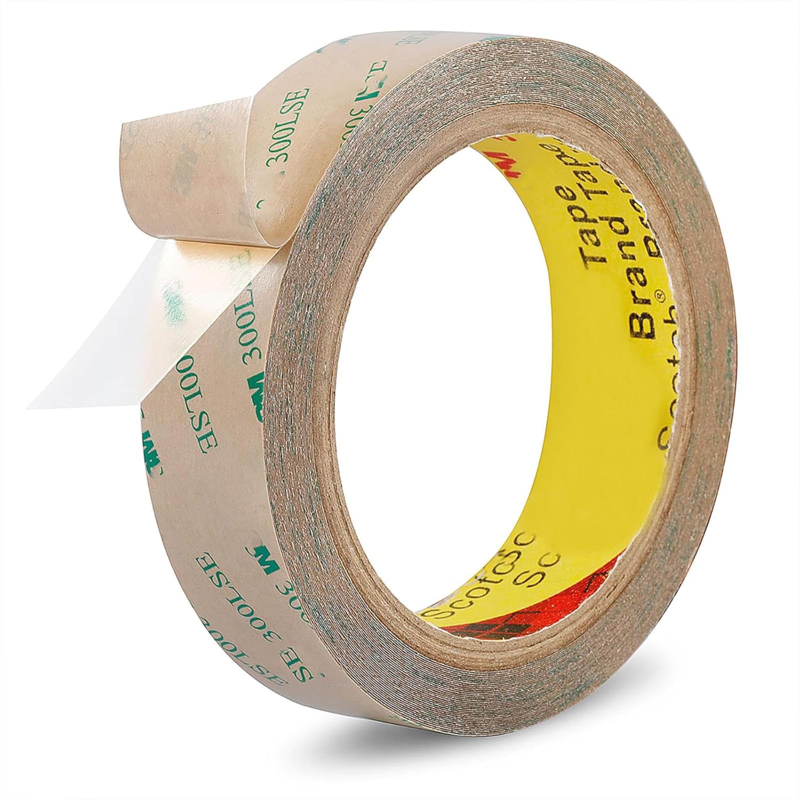 300LSE Double Side Tape Heavy Duty 36ft, Clear Mounting Tape Removable for Scrapbook,Transparent Sticky Tape Picture Hanging Strips, Adhesive Tape for LED Poster Art Craft