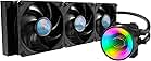 Cooler Master MasterLiquid ML360 Mirror ARGB CPU Liquid Cooler - 3rd Gen. Pump AIO Water Cooling System, 3 x 120mm SickleFlow V2 Fans, Enhanced 360mm Radiator - AMD & Intel Socket Compatible