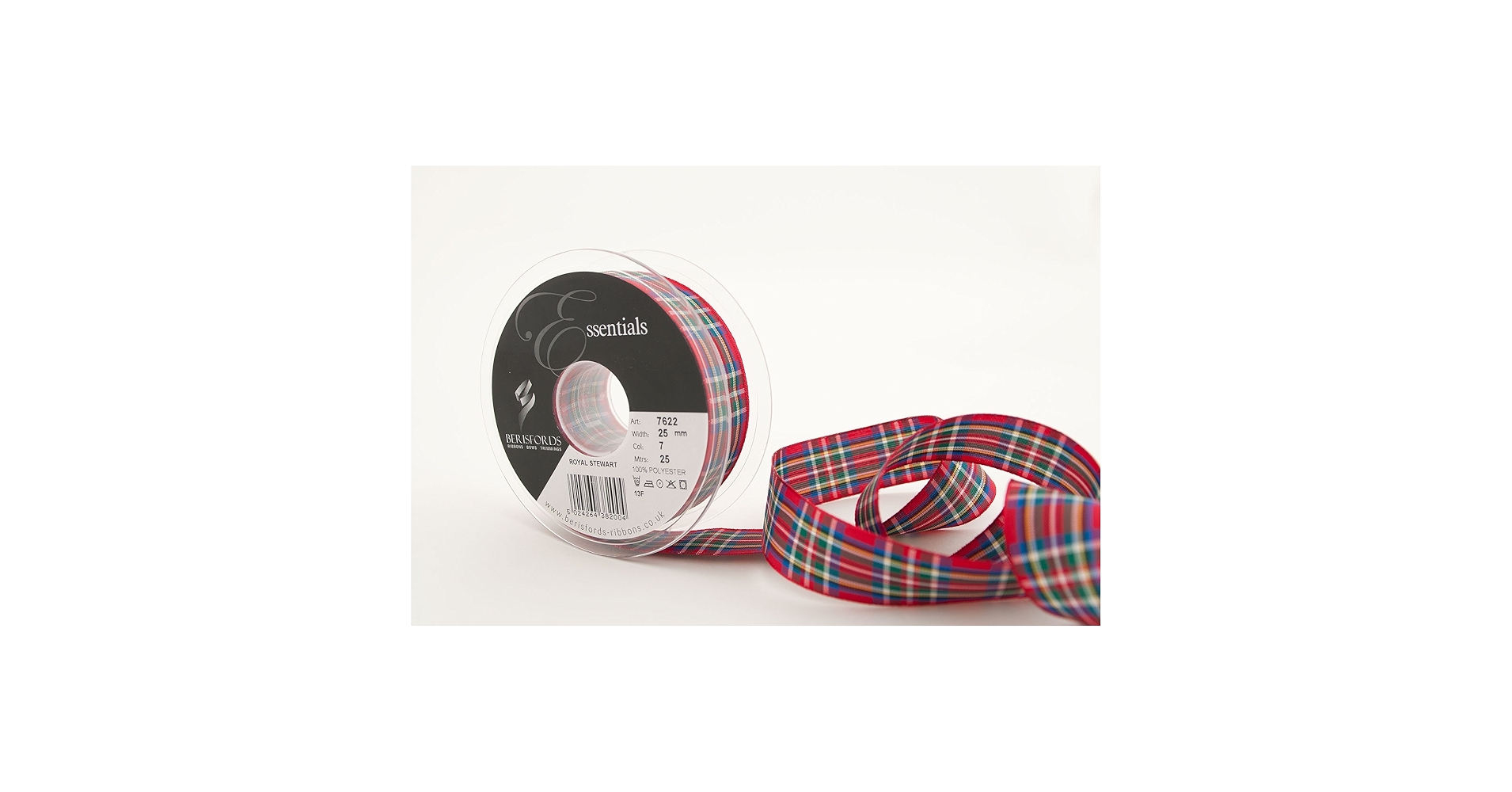 Amazon.com: Berisfords 7622/25/07 25mm x 25m Reel of Royal