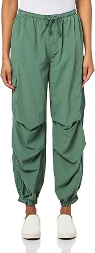 Reebok Wardrobe Essentials Cargo Pant Pantalon de survêtement, Vert évasion, L F