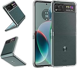 For moto razr 40s ケース モトローラ moto razr 40 6.9インチ カバー 【Kibnco】クリア 衝撃吸収 ソフトカバー 透明TPU シリコン 耐衝撃 防塵 黄変防止 薄型 指紋防止 落下防止 全面保護 moto razr 40 / 40s 6.9型 対応