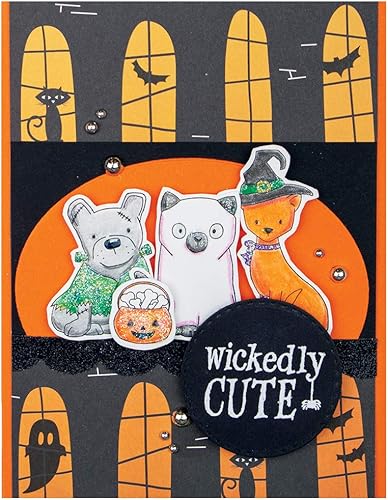 Miniatura 2 de Spellbinders Costumed Cuties - Juego de troqueles de metal fino, color verde