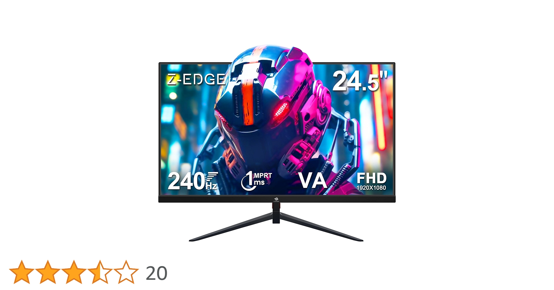 Amazon.co.jp: Z Z-Edge ゲーミングモニター 240Hz 24.5インチ FHD