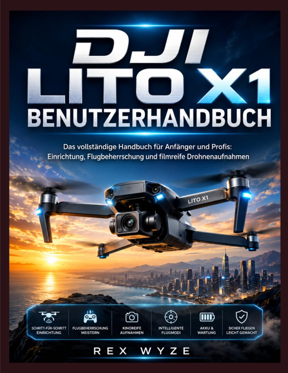DJI LITO X1 Benutzerhandbuch: Das vollständige Handbuch für Anfänger und Profis: Einrichtung, Flugbeherrschung und filmreife Drohnenaufnahmen