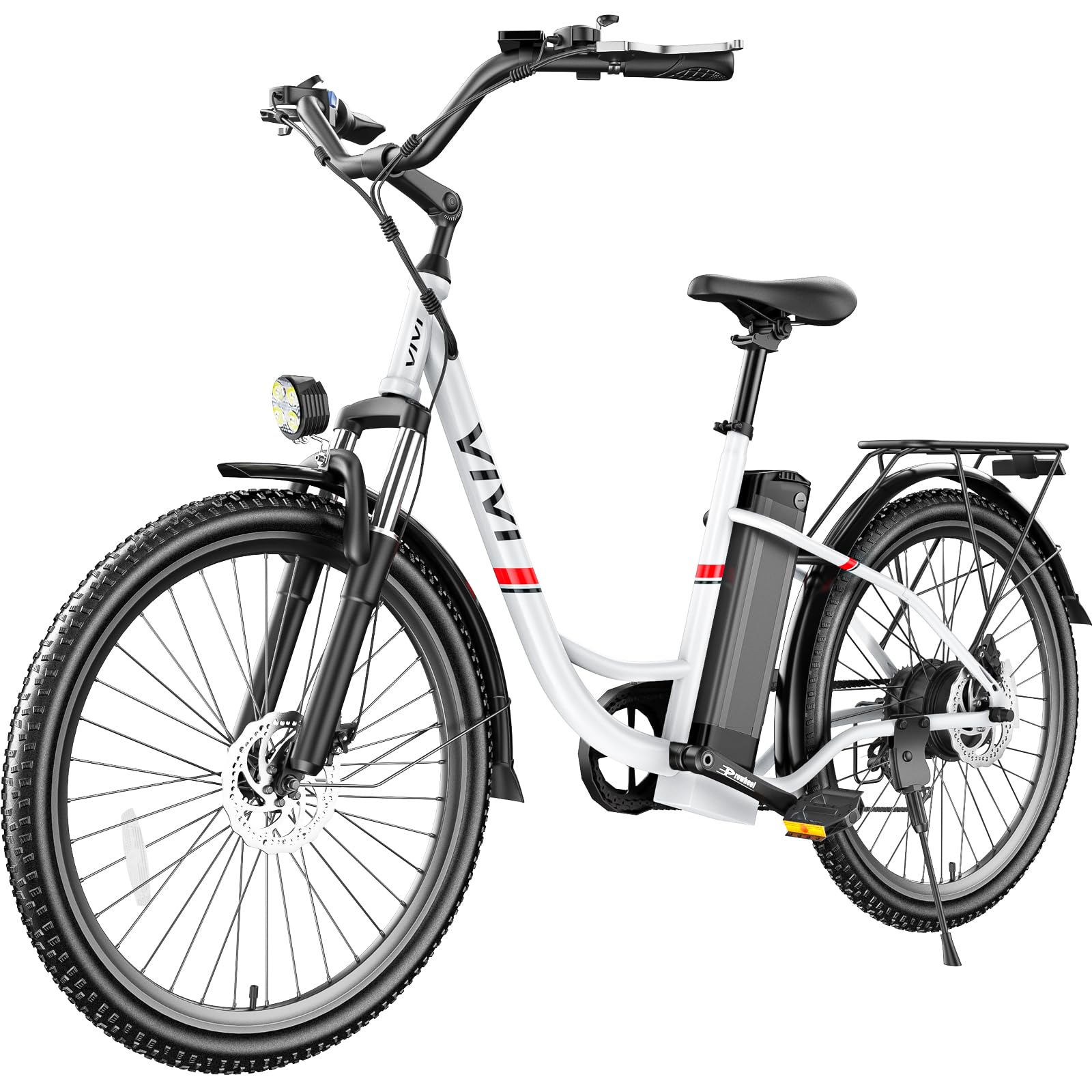 Vivi Electric Bike for Adults 1000W Peak Ebike with Removable Battery, 26'' Electric Commuter Bike 22MPH & 50 Miles Adult Electric Bicycles with
