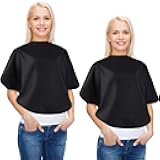 2 Pcs Waterproof Beauty Salon Bib - Barber Bib Dye Cape Styling Shampoo Cape for Hairdresser Artist Clients