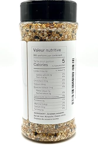 Miniatura 3 de Mezcla de condimentos Everything Bagel Original XL 10 onzas. Deliciosa mezcla de sal marina y especias, ajo seco picado y hojuelas de cebolla.