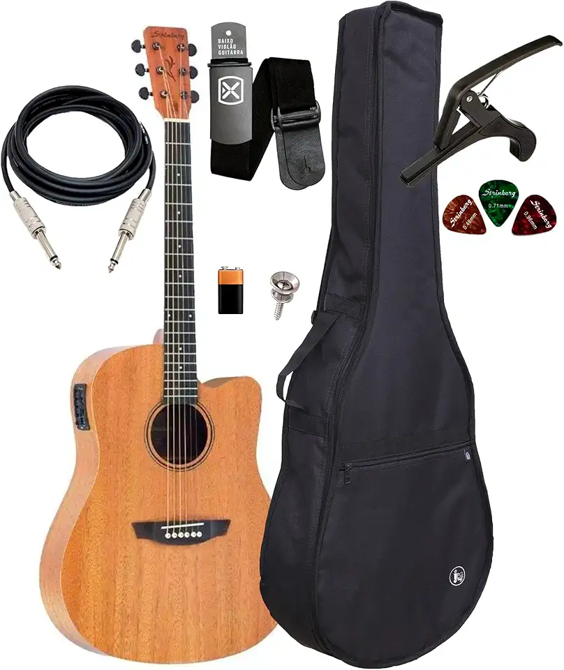 Kit Violão Strinberg Fs4d Forest Folk + Acessórios (MGS)