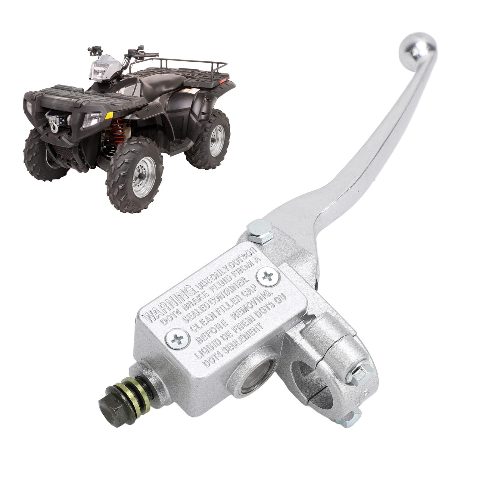 Hauptbremszylinder-Lenker für Rechte Seite, Metallhebel für 50 125 150 250 GY6-Roller, Moped